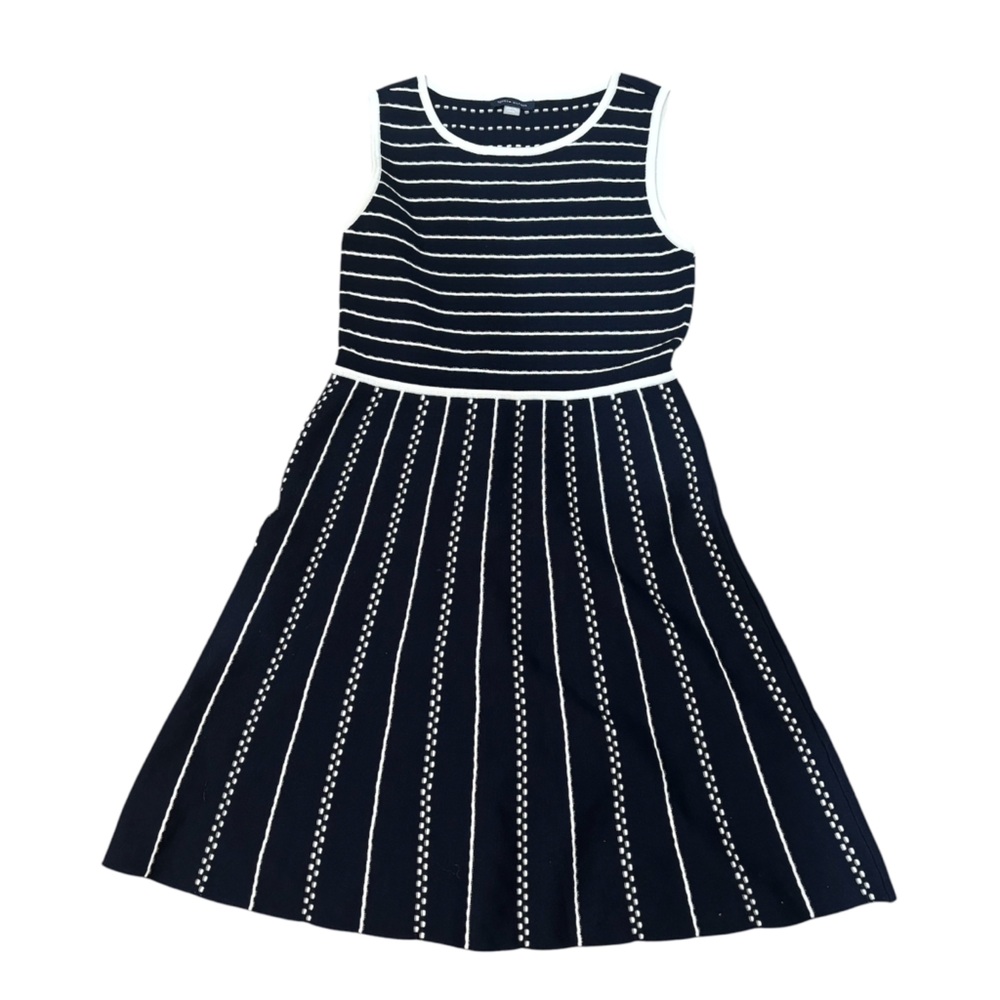 Tommy Hilfiger blue and white striped dress size medium